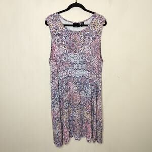 Cynthia Rowley Dress w/ Pockets Floral Stretch Sleeveless